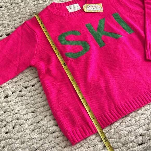 NWT Panache Apparel Hot Pink “SKI” Sweater - Picture 10 of 16